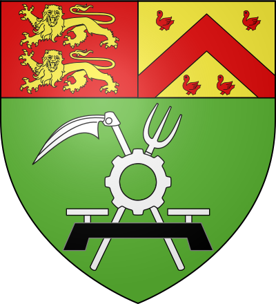Blason de la commune La Cambe