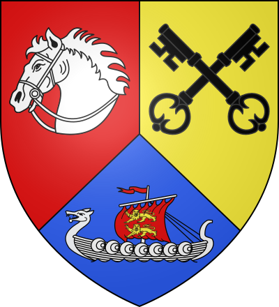Blason de la commune Cléville