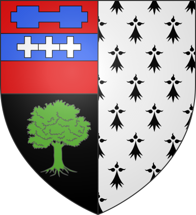Blason de la commune Fresné-la-Mère