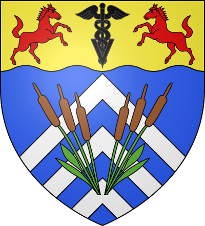 Blason de la commune Goustranville