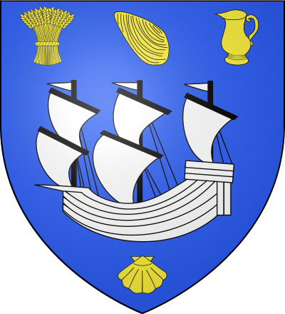 Blason de la commune Grandcamp-Maisy