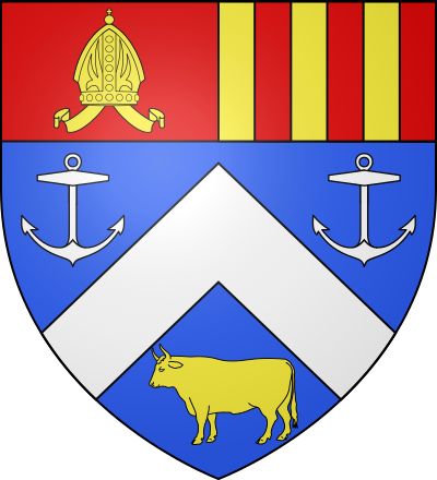 Blason de la commune Isigny-sur-Mer
