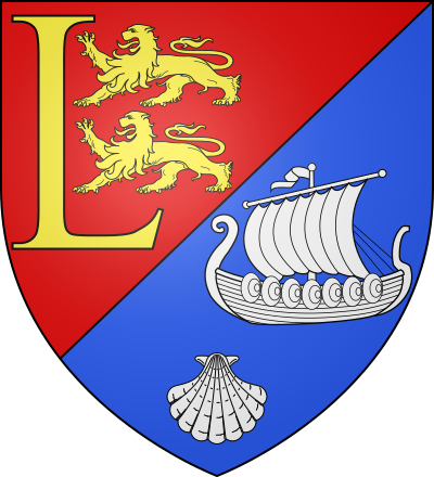 Blason de la commune Luc-sur-Mer
