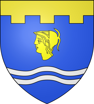 Blason de la commune Maisons