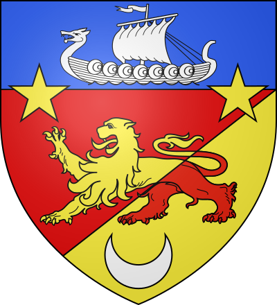 Blason de la commune Méry-Bissières-en-Auge
