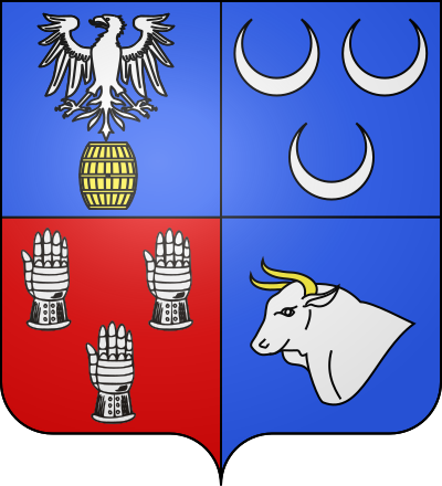 Blason de la commune Morteaux-Coulibœuf