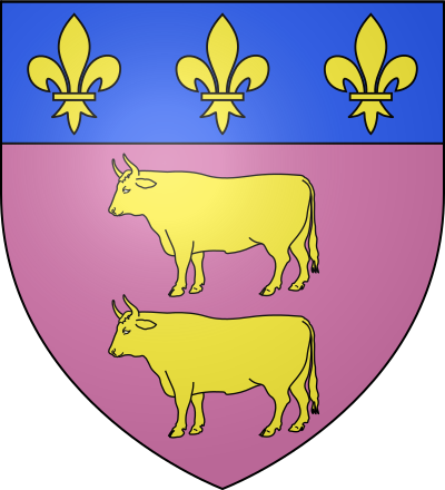 Blason de la commune Pont-l'Évêque