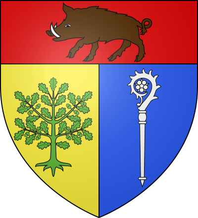 Blason de la commune Saint-Gatien-des-Bois