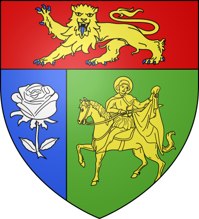 Blason de la commune Saint-Martin-aux-Chartrains