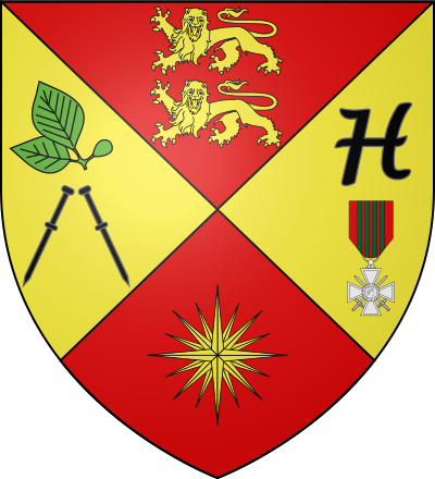 Blason de la commune Sainte-Honorine-du-Fay
