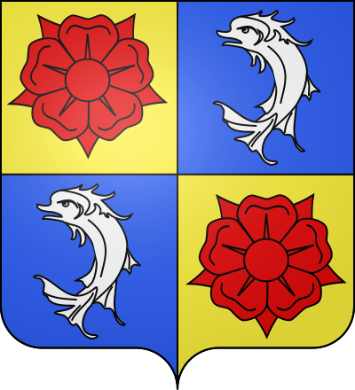 Blason de la commune Sainte-Marie-Outre-l'Eau