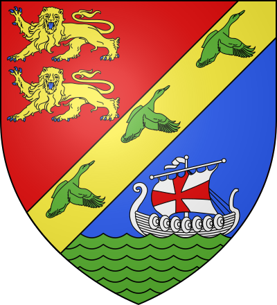 Blason de la commune Sallenelles