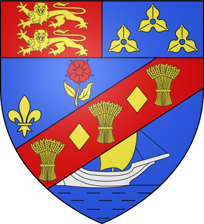 Blason de la commune Sannerville