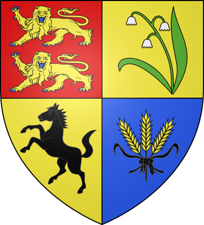 Blason de la commune Touffréville