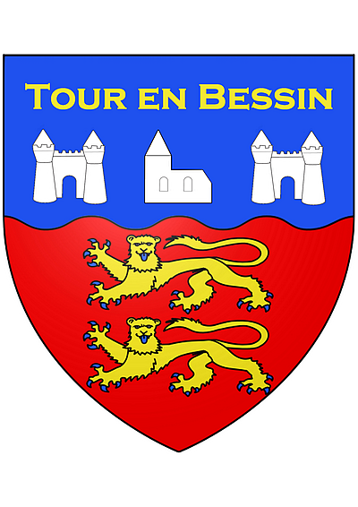 Blason de la commune Tour-en-Bessin