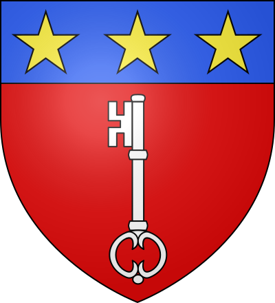 Blason de la commune Clavières