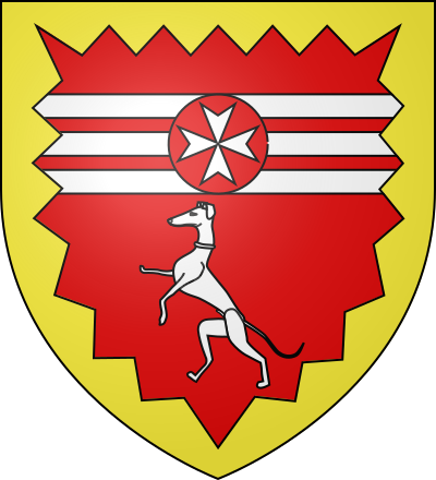 Blason de la commune Saint-Mamet-la-Salvetat