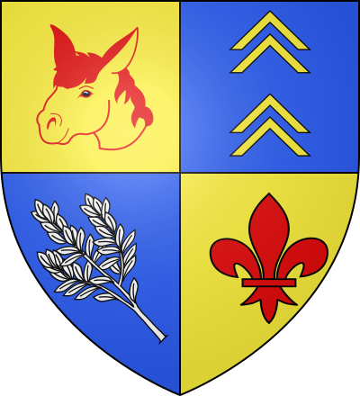 Blason de la commune Asnières-sur-Nouère