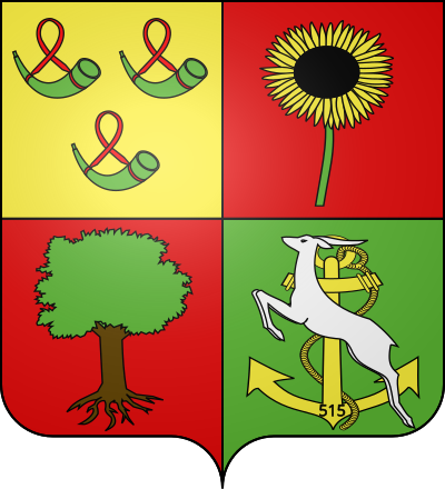 Blason de la commune Brie