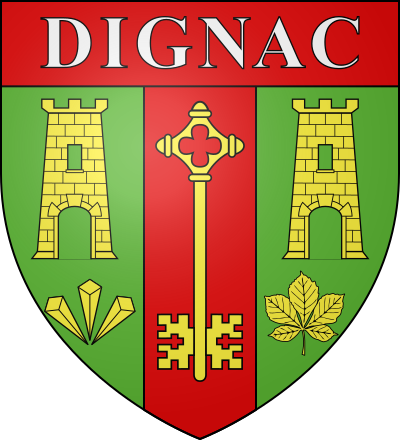 Blason de la commune Dignac