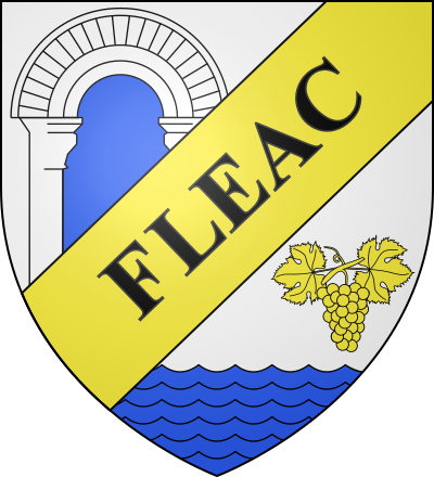 Blason de la commune Fléac