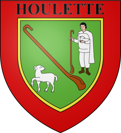 Blason de la commune Houlette