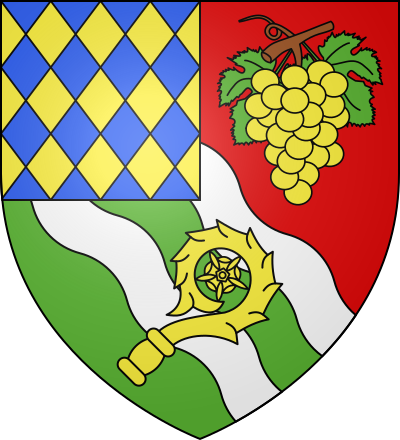 Blason de la commune Saint-Palais-du-Né