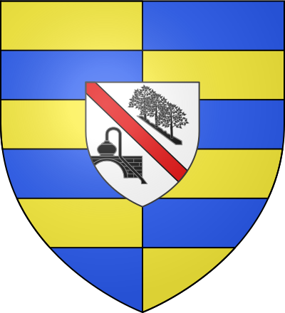 Blason de la commune Salles-d'Angles