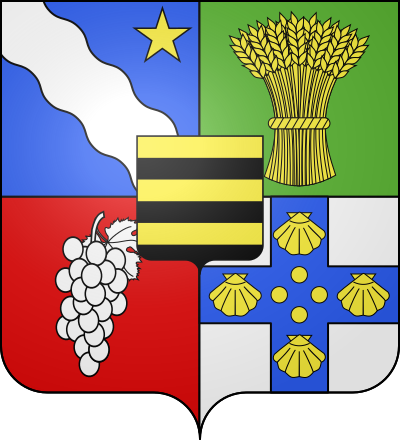 Blason de la commune Cozes