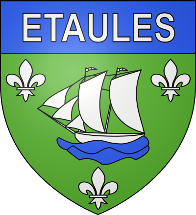 Blason de la commune Étaules
