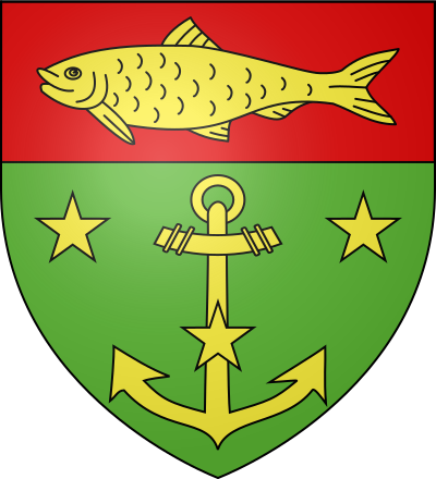 Blason de la commune Meschers-sur-Gironde