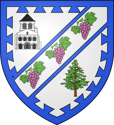 Blason de la commune Saint-Martin-de-Coux