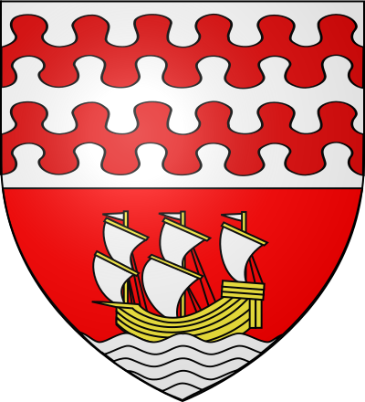 Blason de la commune Tonnay-Charente
