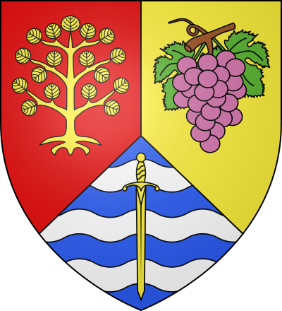 Blason de la commune La Vergne