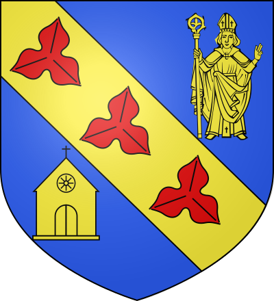 Blason de la commune La Chapelle-Saint-Ursin