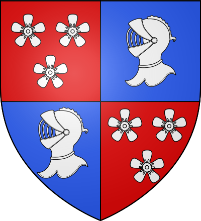 Blason de la commune Châteauneuf-sur-Cher