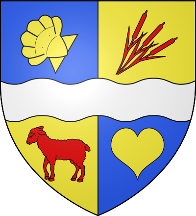 Blason de la commune Jussy-Champagne