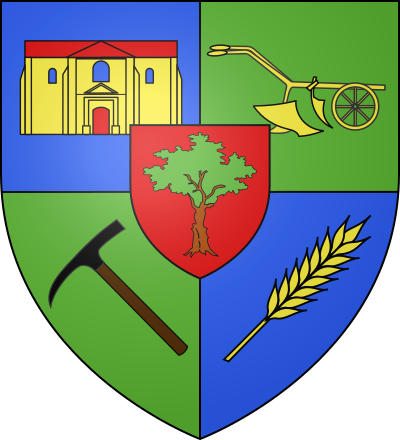 Blason de la commune Menetou-Couture