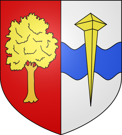 Blason de la commune Nozières