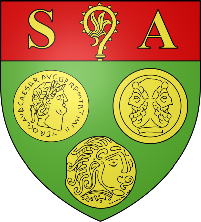 Blason de la commune Saint-Ambroix
