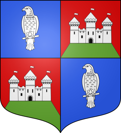 Blason de la commune Villequiers