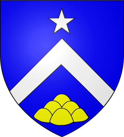 Blason de la commune Hautefage