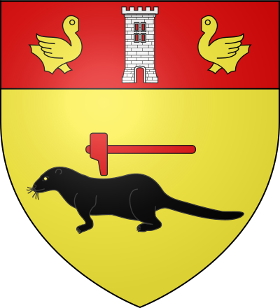 Blason de la commune Saint-Cirgues-la-Loutre