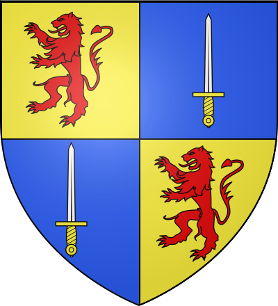 Blason de la commune Saint-Cyprien