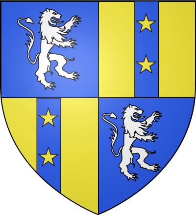Blason de la commune Saint-Pantaléon-de-Larche