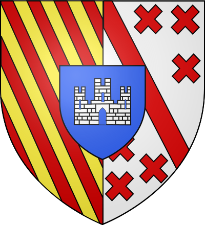 Blason de la commune Servières-le-Château