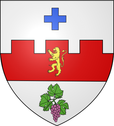 Blason de la commune Voutezac