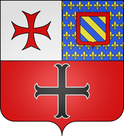 Blason de la commune Aubaine