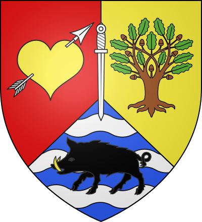 Blason de la commune Autricourt