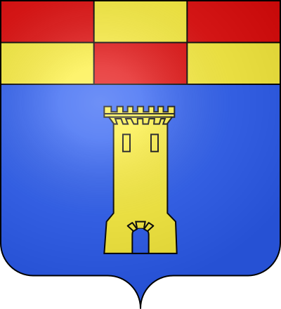 Blason de la commune Corcelles-les-Arts